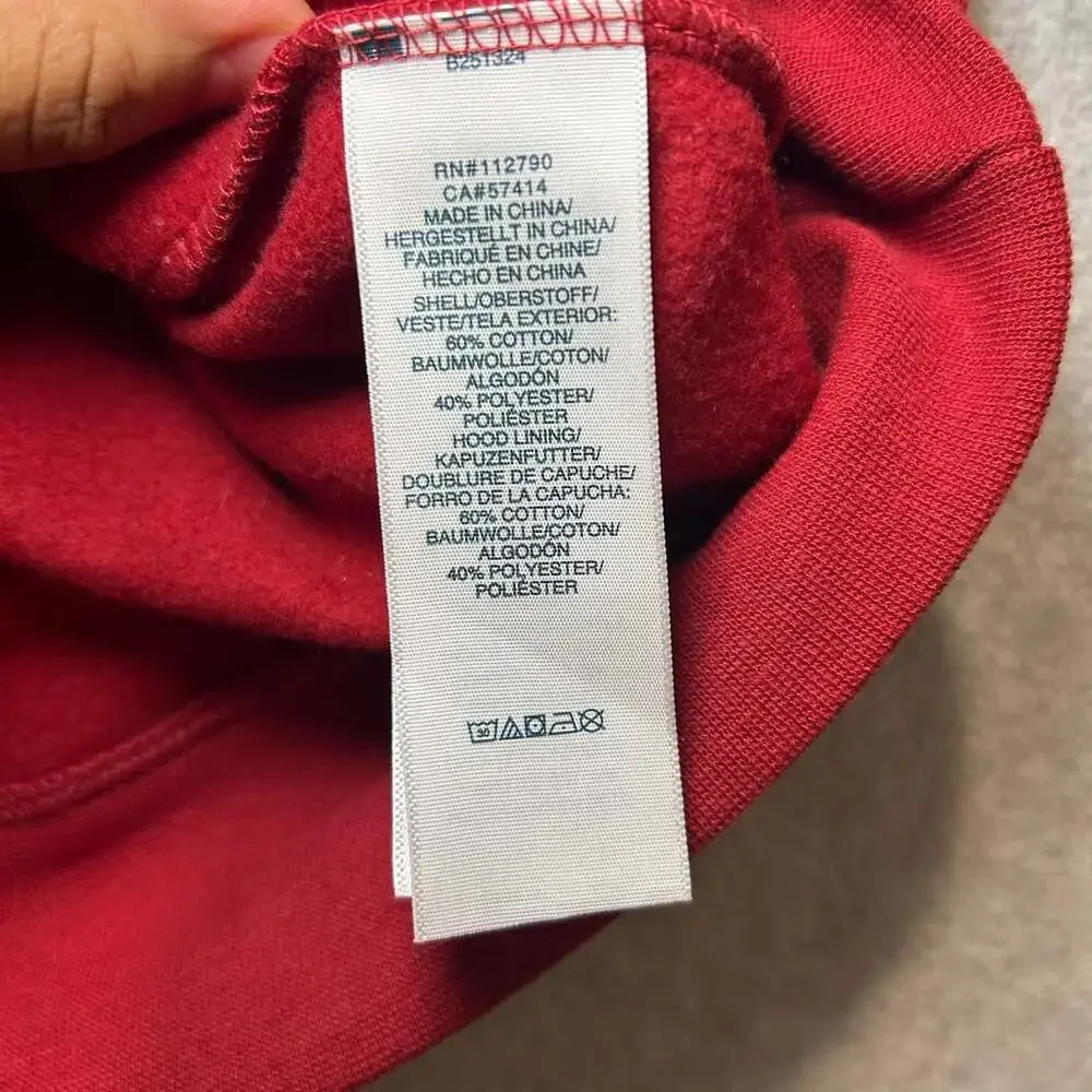 True Religion Men’s Red Logo Trim Track Jacket, Size XL